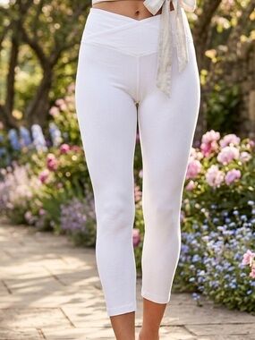 Lysse White High-Waist Leggings